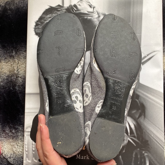 Alexander McQueen Skull Printed Ballet Flats size 39 - Picture 7 of 14